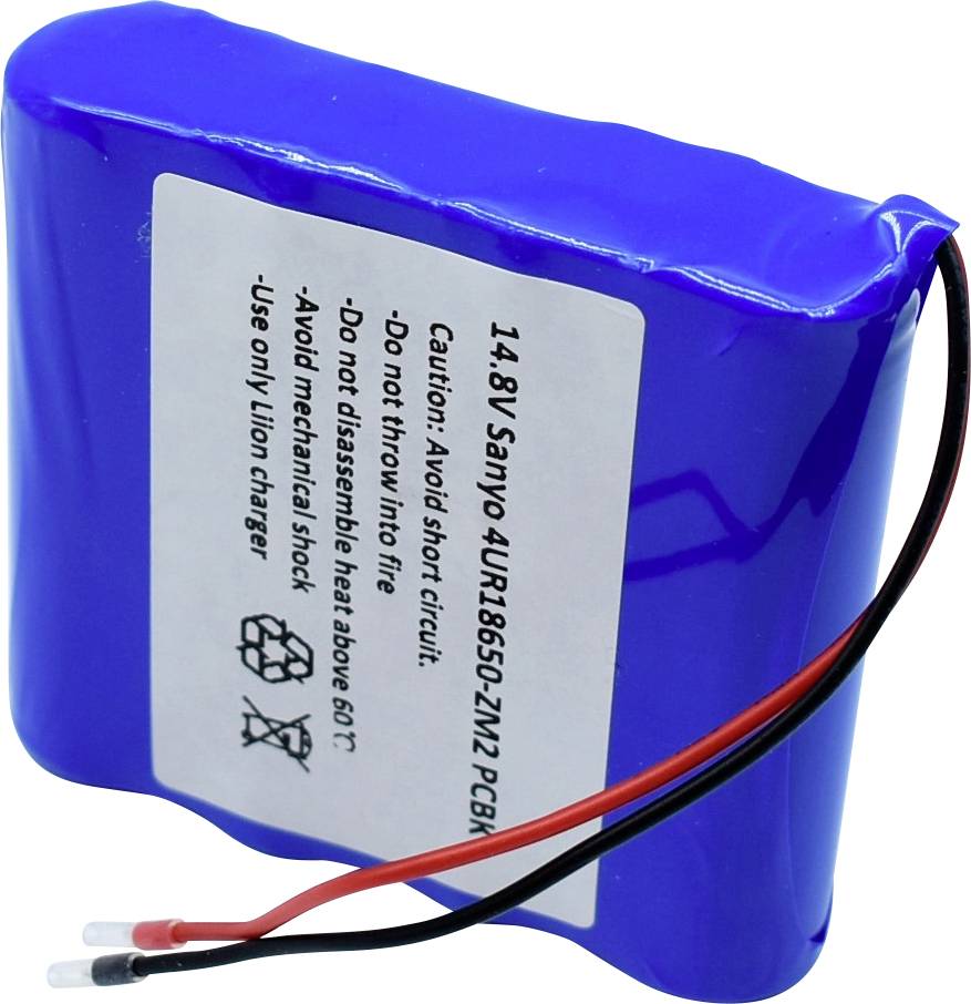 Sanyo 4/UR18650-ZM2 PCBK punjiva baterija specijalne veličine Li-Ion 14,8 V 2420 mAh