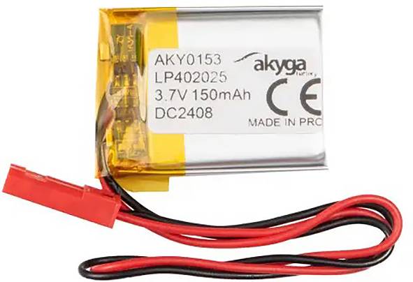 Akyga LP402025 akumulatorski paket LiPo 3,7 V 150 mAh specijalna veličina