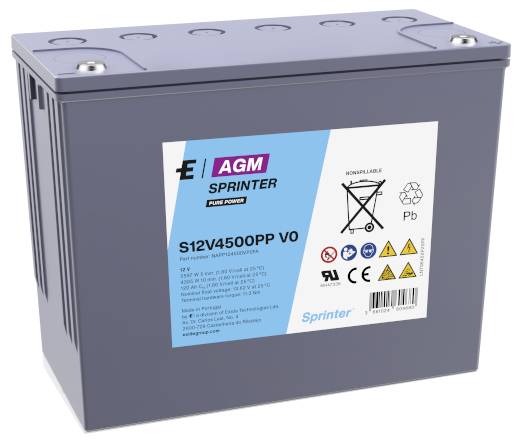 Exide S12V4500PP V0 olovni akumulator olovni AGM 12 V 120 Ah