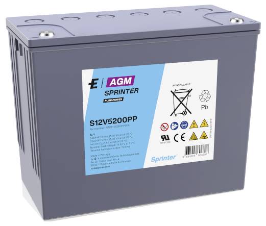 Exide S12V5200PP olovni akumulator olovni AGM 12 V 140 Ah