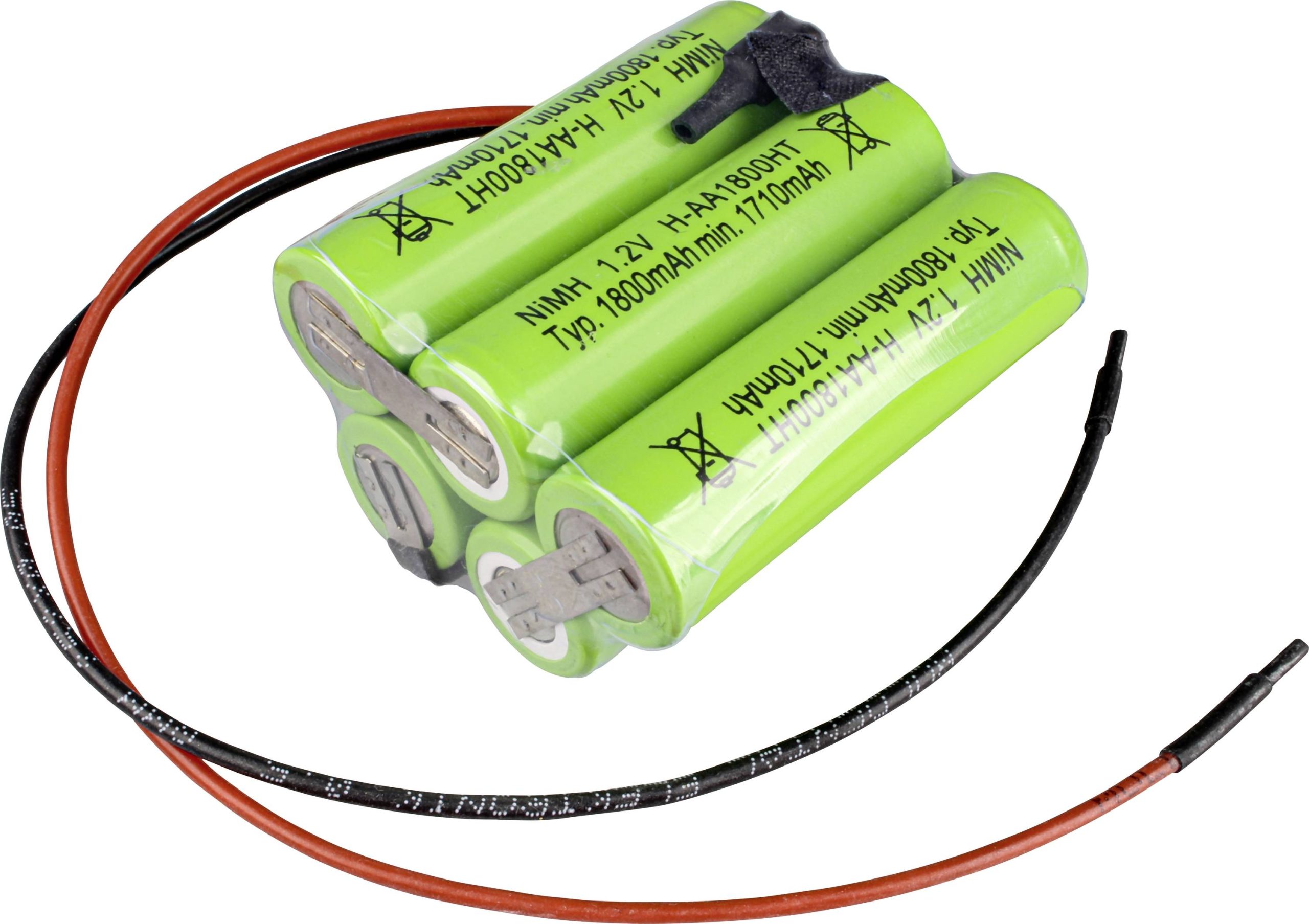 Mexcel 145045 akumulatorski paket NiMH 6,0 V 1800 mAh AA (Mignon)