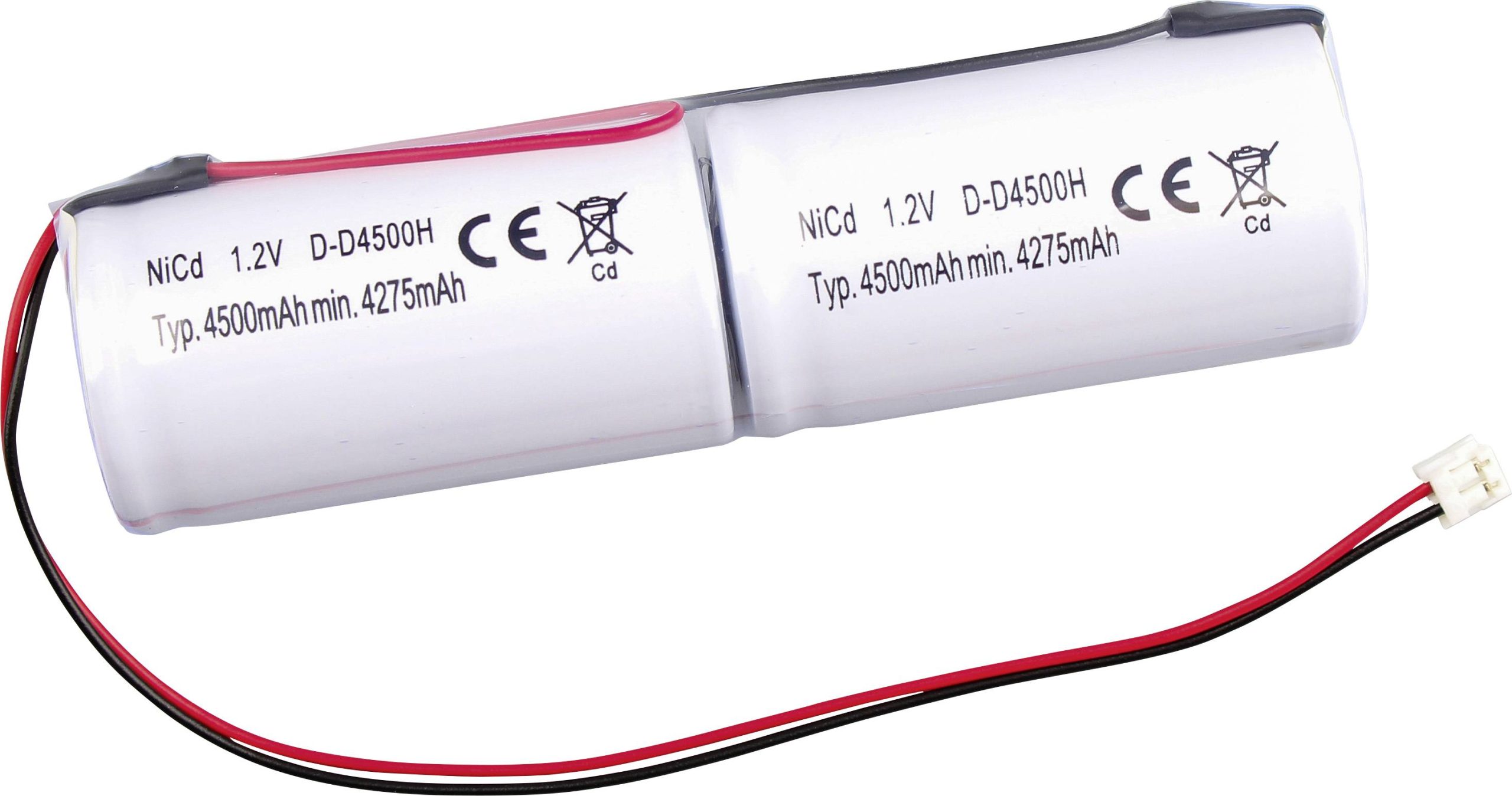 Mexcel 150978 akumulatorski paket NiCd 2,4 V 4500 mAh D (Mono)