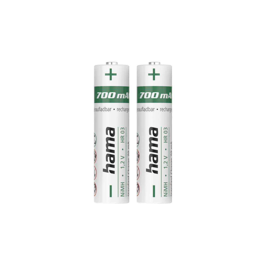 Hama 00223525 punjiva AAA baterija NiMH 1,2 V 700 mAh AA (Mignon)