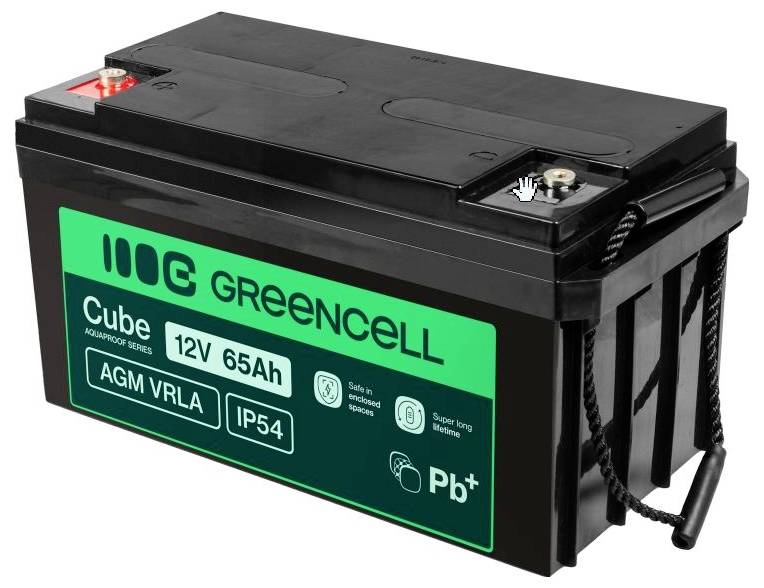 Green Cell GC-AGM12V65AH-J olovni akumulator olovni AGM