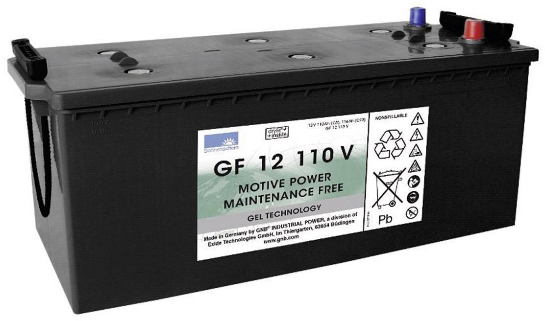 GNB GF 12 110 V olovni akumulator olovni gel 12 V 110 Ah