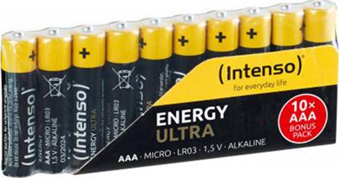 Intenso AAA baterija alkalna 1,5 V AAA (Micro) pak. 10 kom.