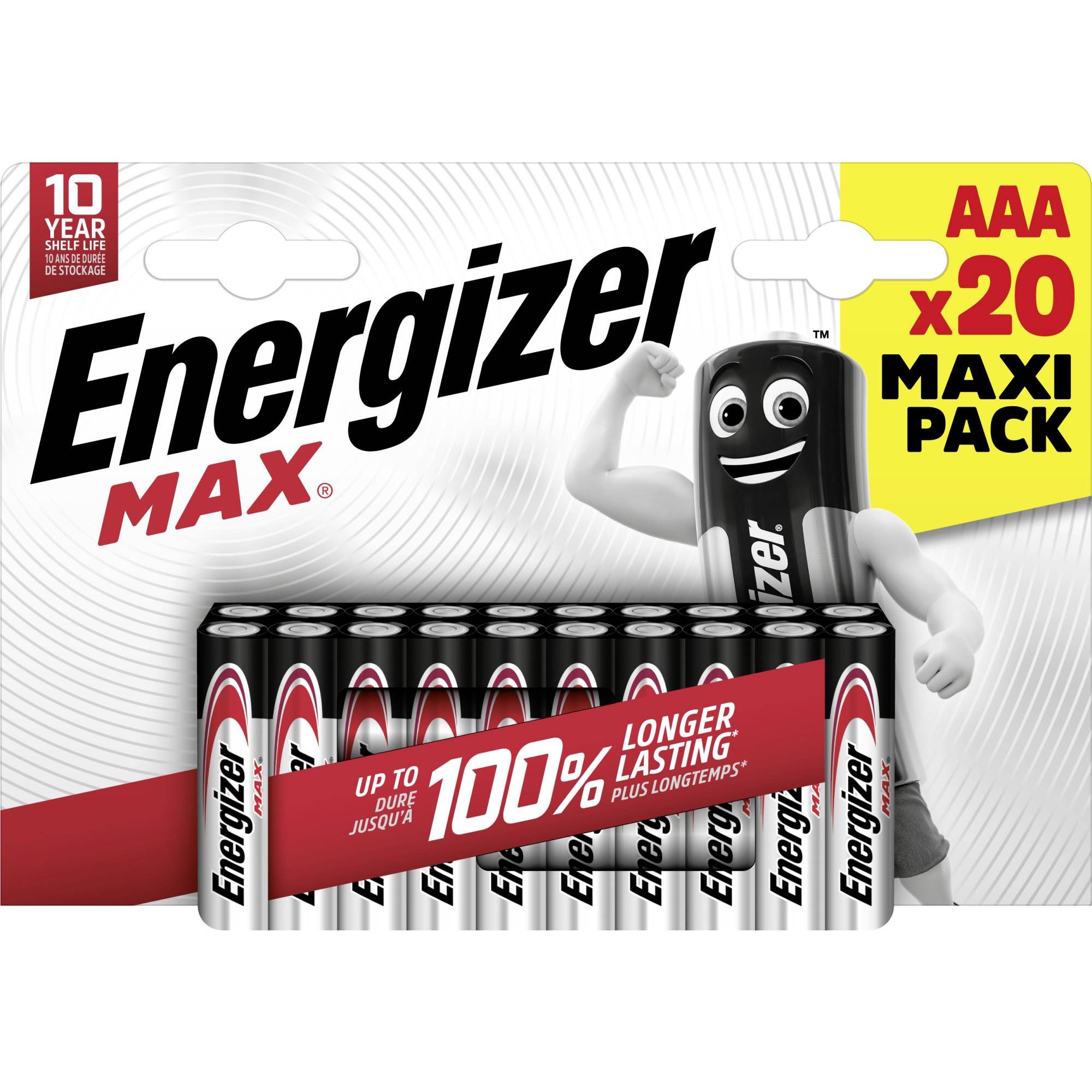 Energizer AAA baterija alkalna 1,5 V AAA (Micro) pak. 20 kom. (⌀ x V) 10,5 mm x 44,5 mm