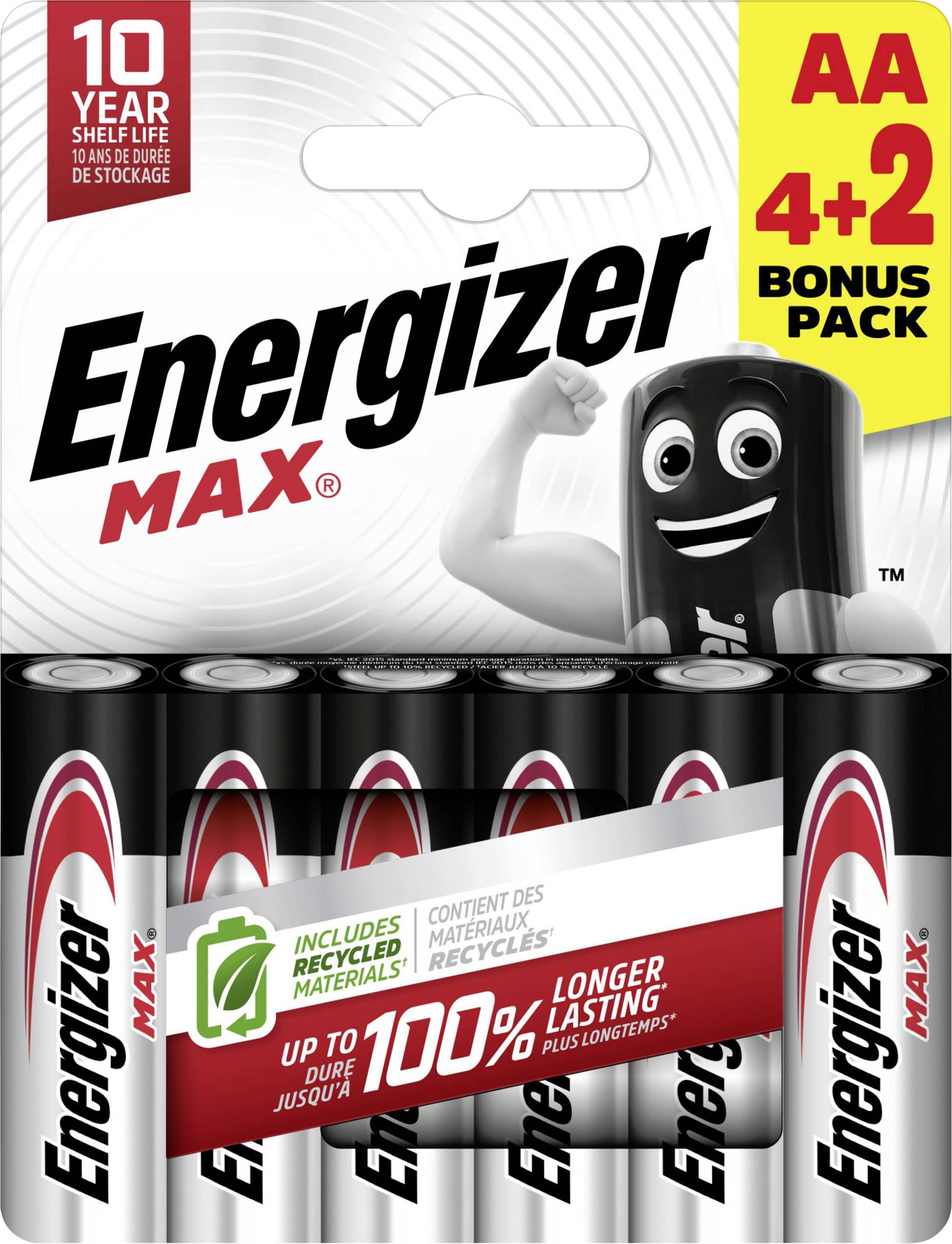Energizer AA baterija alkalna 1,5 V AA (Mignon) pak. 6 kom. (⌀ x V) 14 mm x 50,5 mm