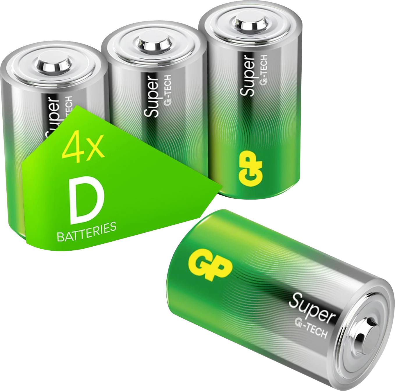 GP D baterija alkalna 1,5 V D (Mono) pak. 4 kom.