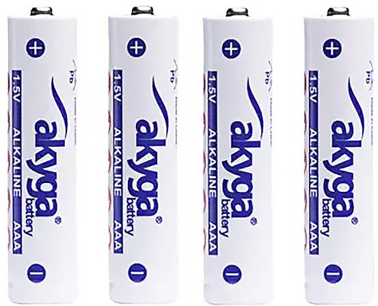 Akyga LR03 AAA baterija alkalna 1,5 V 1300 mAh AAA (Micro) (⌀ x V) 10,5 mm x 10,5 mm