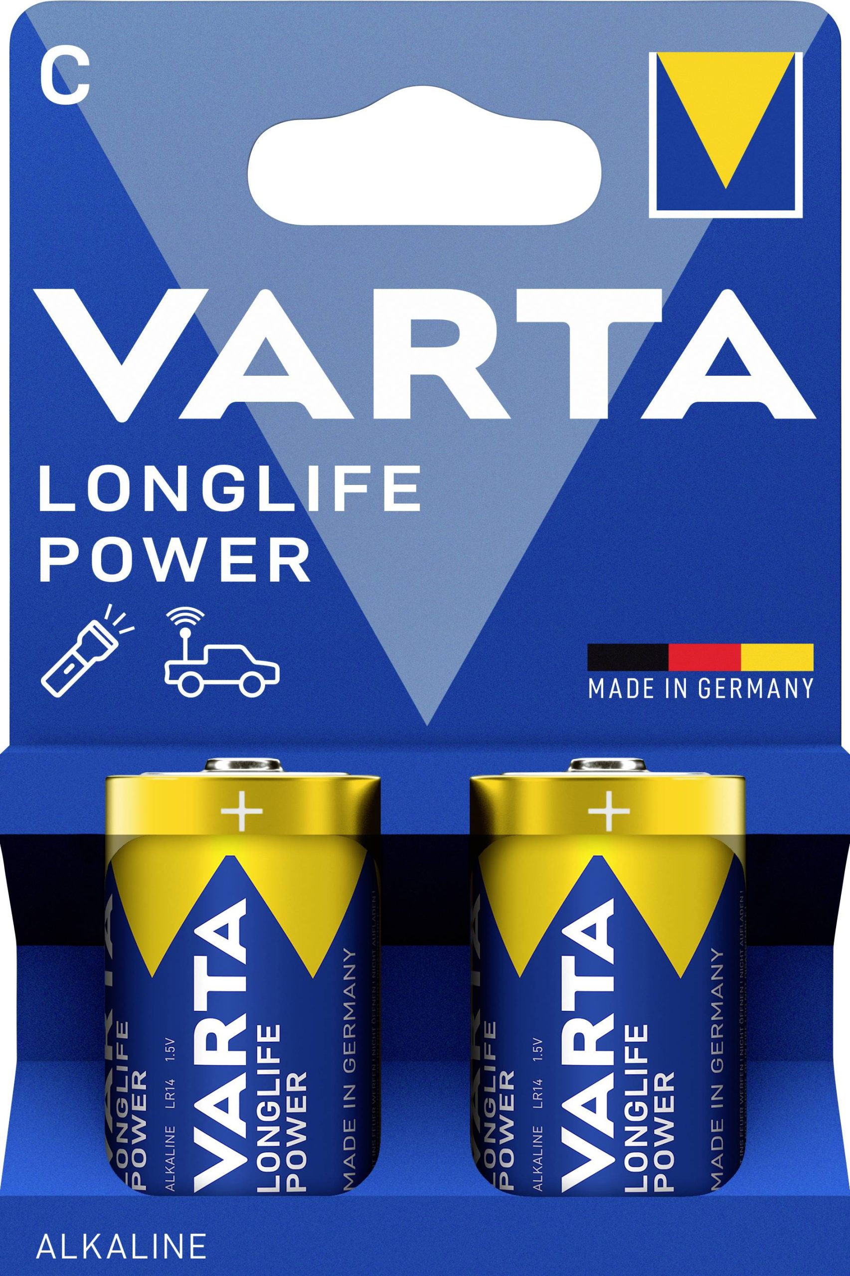 VARTA C baterija alkalna 1,5 V C (Baby) pak. 2 kom.