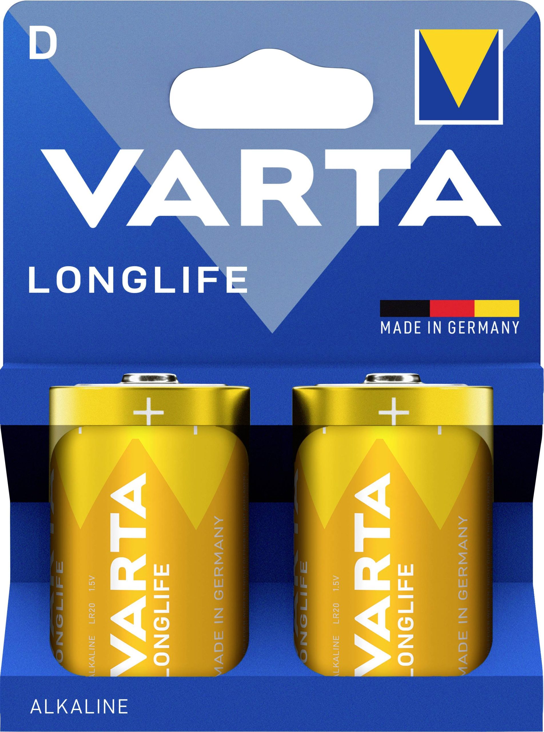 VARTA D baterija alkalna 1,5 V D (Mono) pak. 2 kom. 33 mm