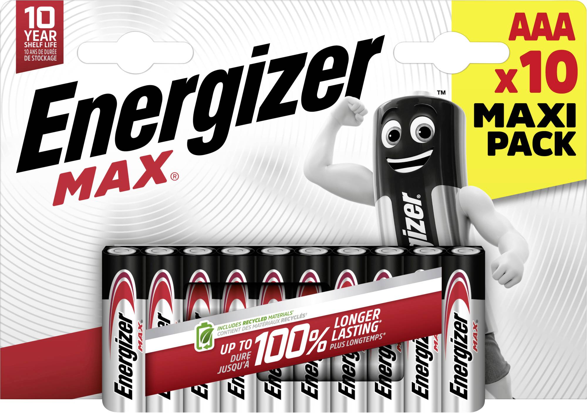 Energizer AAA baterija alkalna 1,5 V AAA (Micro) pak. 10 kom.