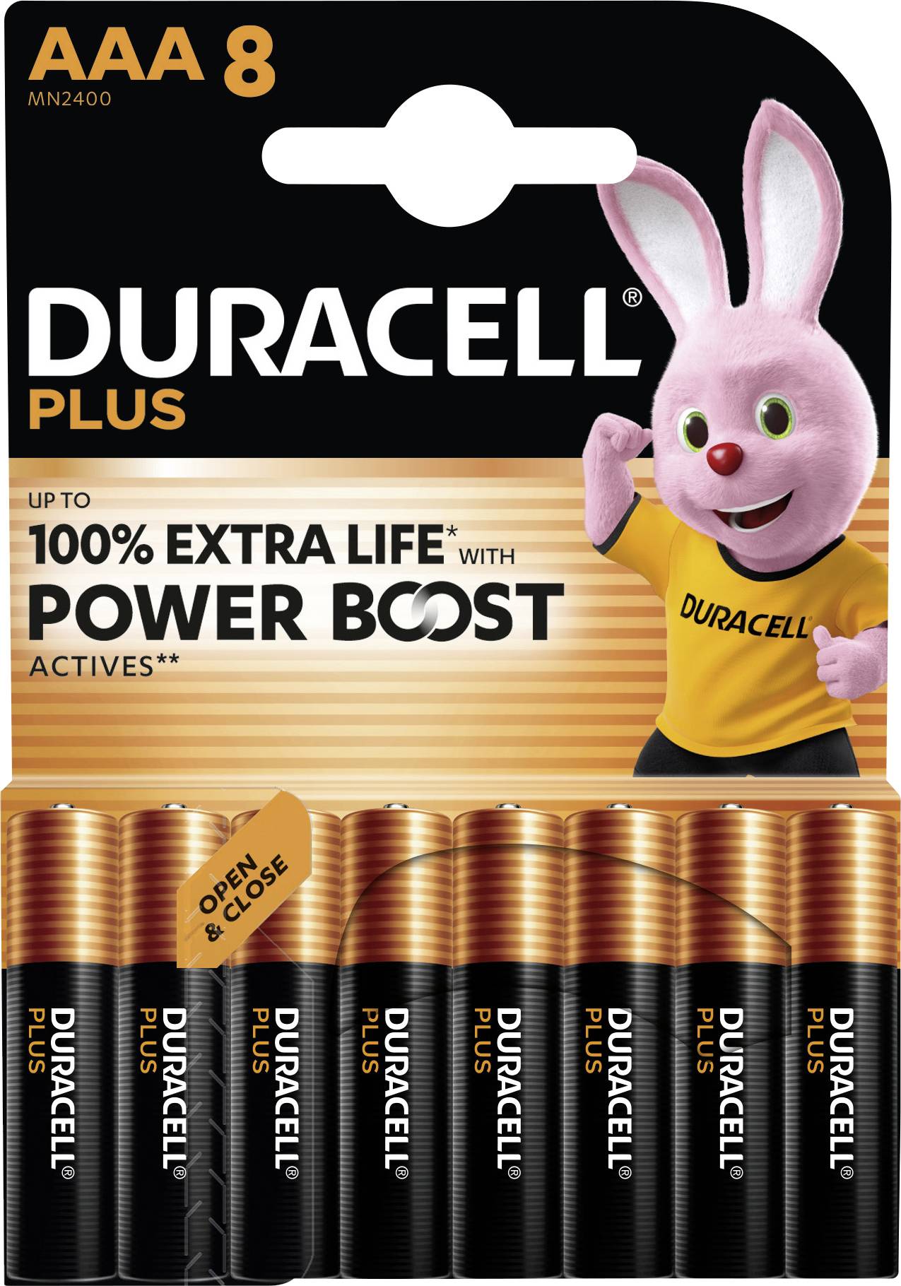 Duracell AAA baterija alkalna 1,5 V AAA (Micro) pak. 8 kom.