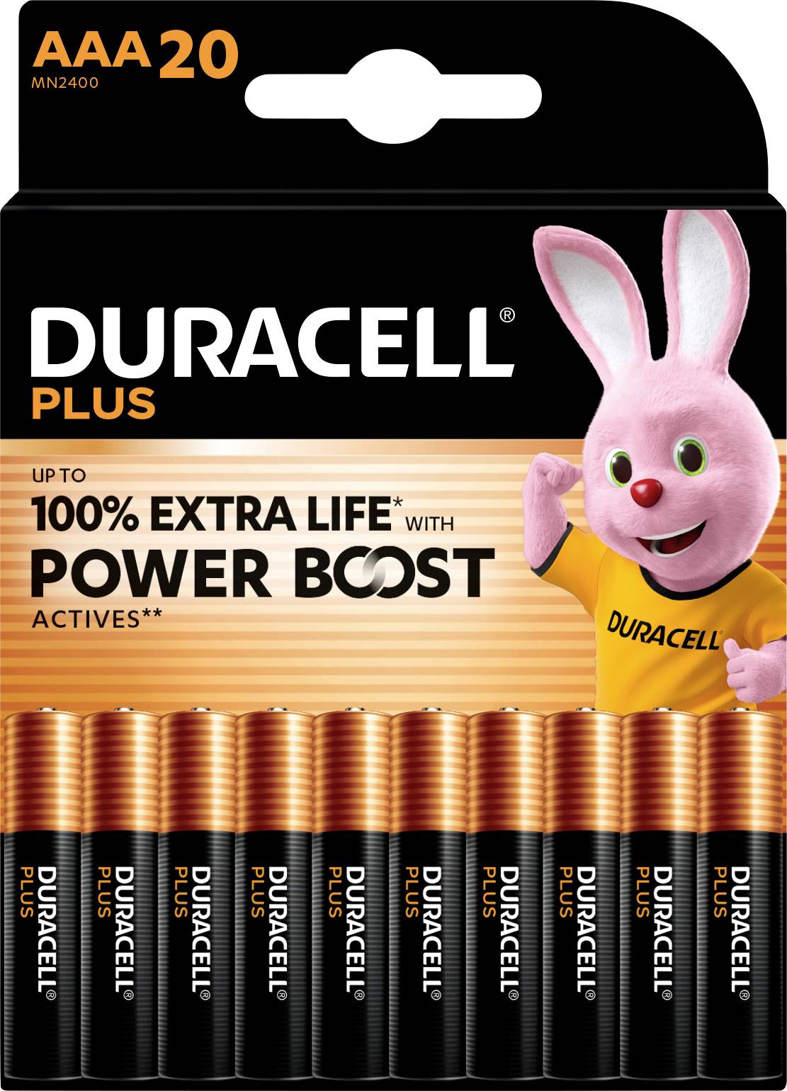 Duracell AAA baterija alkalna 1,5 V AAA (Micro) pak. 20 kom.