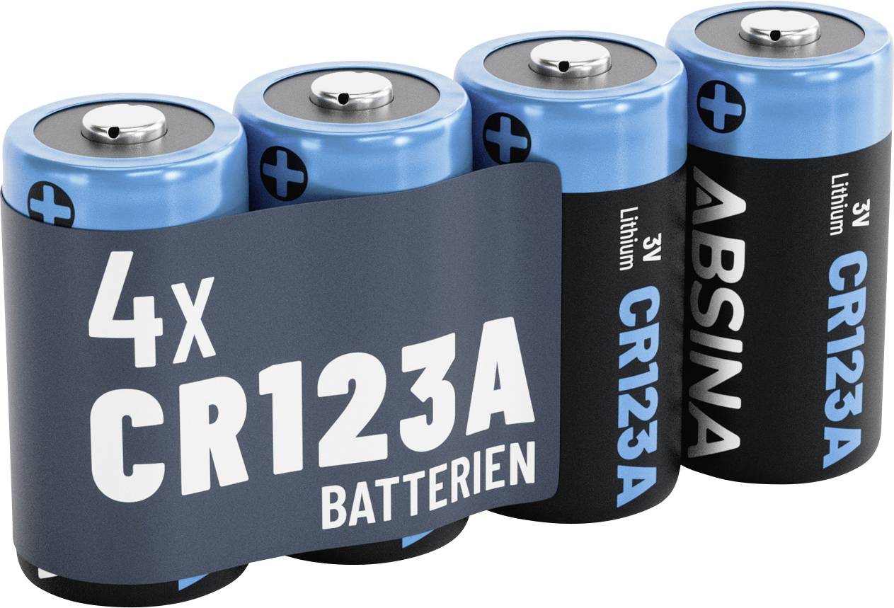 Absina 401037-4 baterija specijalne veličine litijumska 3 V 1300 mAh CR-123A