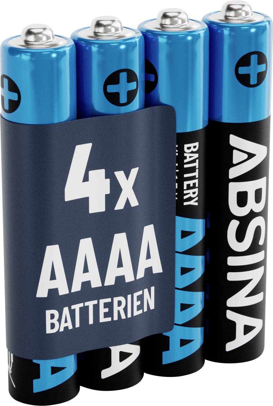 Absina 401029-4 AAAA baterija alkalna 1,5 V 500 mAh Mini (AAAA)