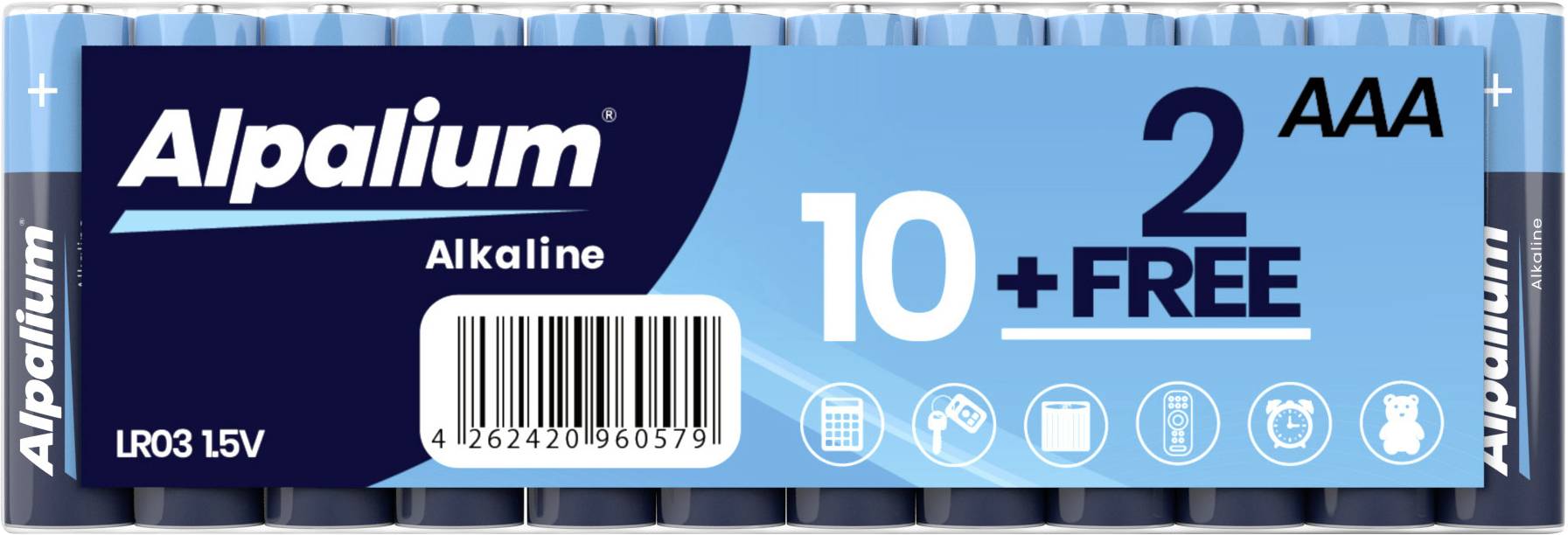 Alpalium AA baterija alkalna 1,5 V AA (Mignon) pak. 12 kom.