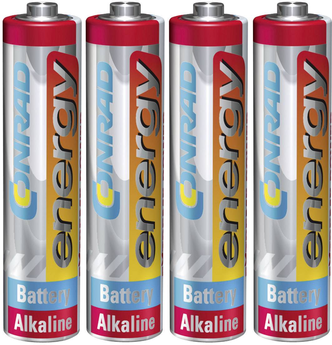 Conrad energy LR03 AAA baterija alkalna 1,5 V AAA (Micro) pak. 4 kom.