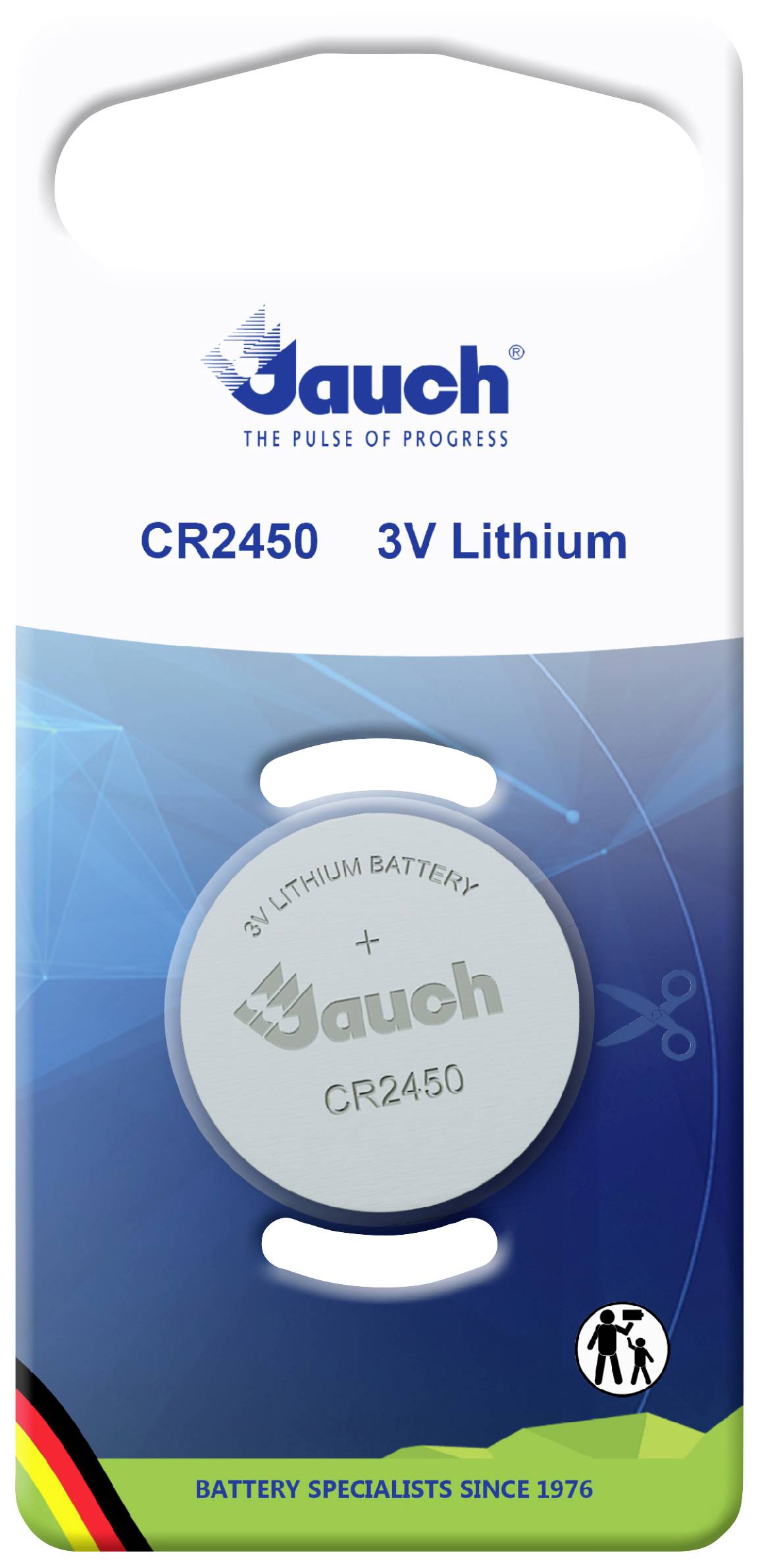 Jauch Quartz dugmasta baterija litijumska 3 V 610 mAh CR 2450