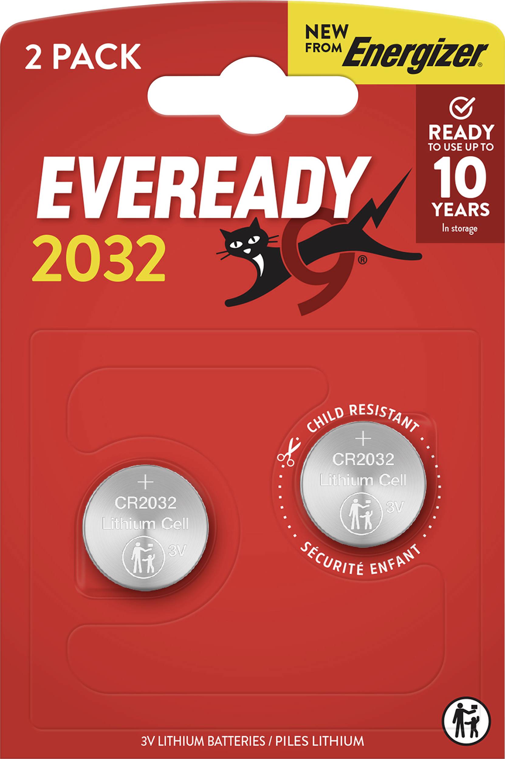 Eveready E304439500 dugmasta baterija 3 V CR 2032 pak. 2 kom.