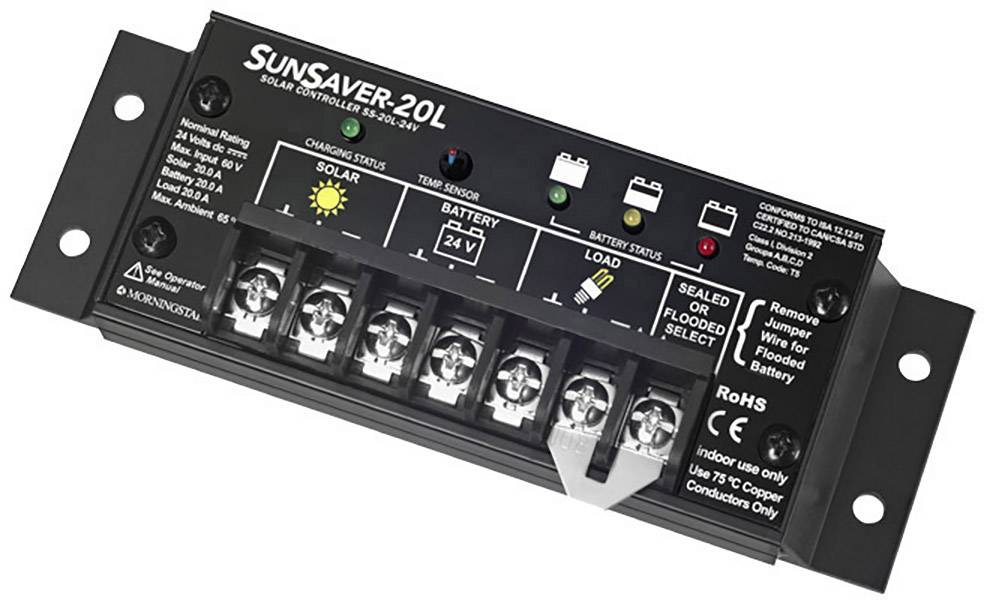 Morningstar SS-20L solarni regulator punjenja PWM 24 V 140 A