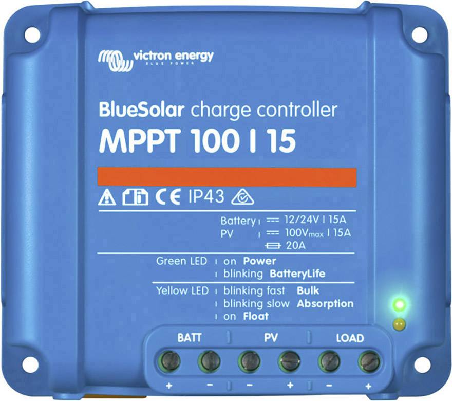 Victron Energy SCC010015200R solarni regulator punjenja MPPT 12 V, 24 V 15 A do 400 Wp
