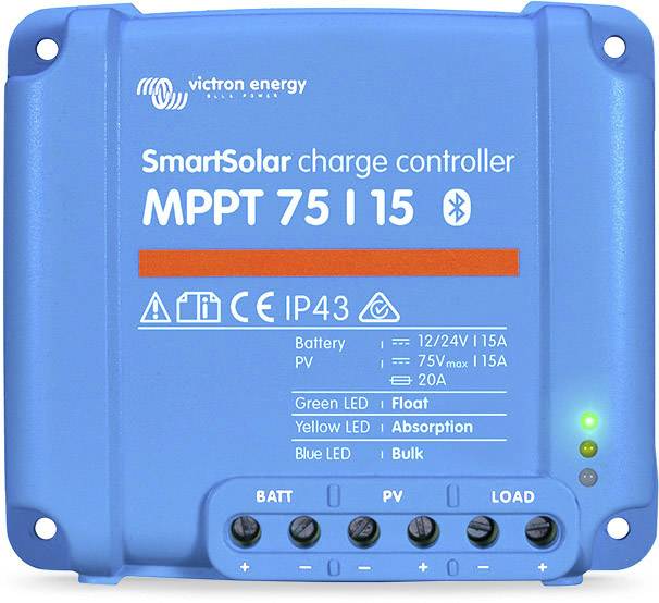 Victron Energy SCC075015060R solarni regulator punjenja MPPT 12 V, 24 V 15 A do 440 Wp