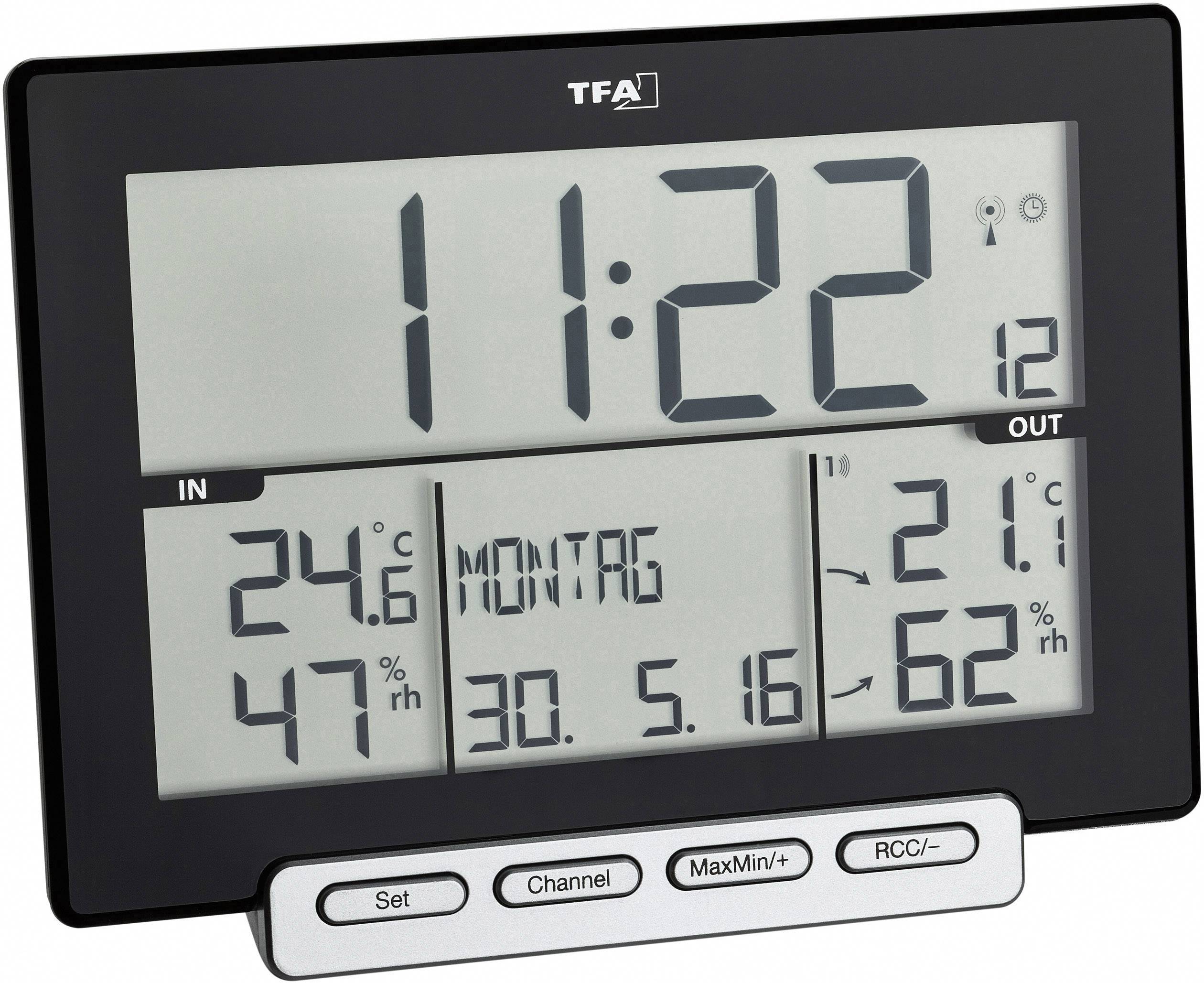 TFA Dostmann 30.3058.01 bežični termometar i higrometar domet 80 m spolja - 40 - +60 °C