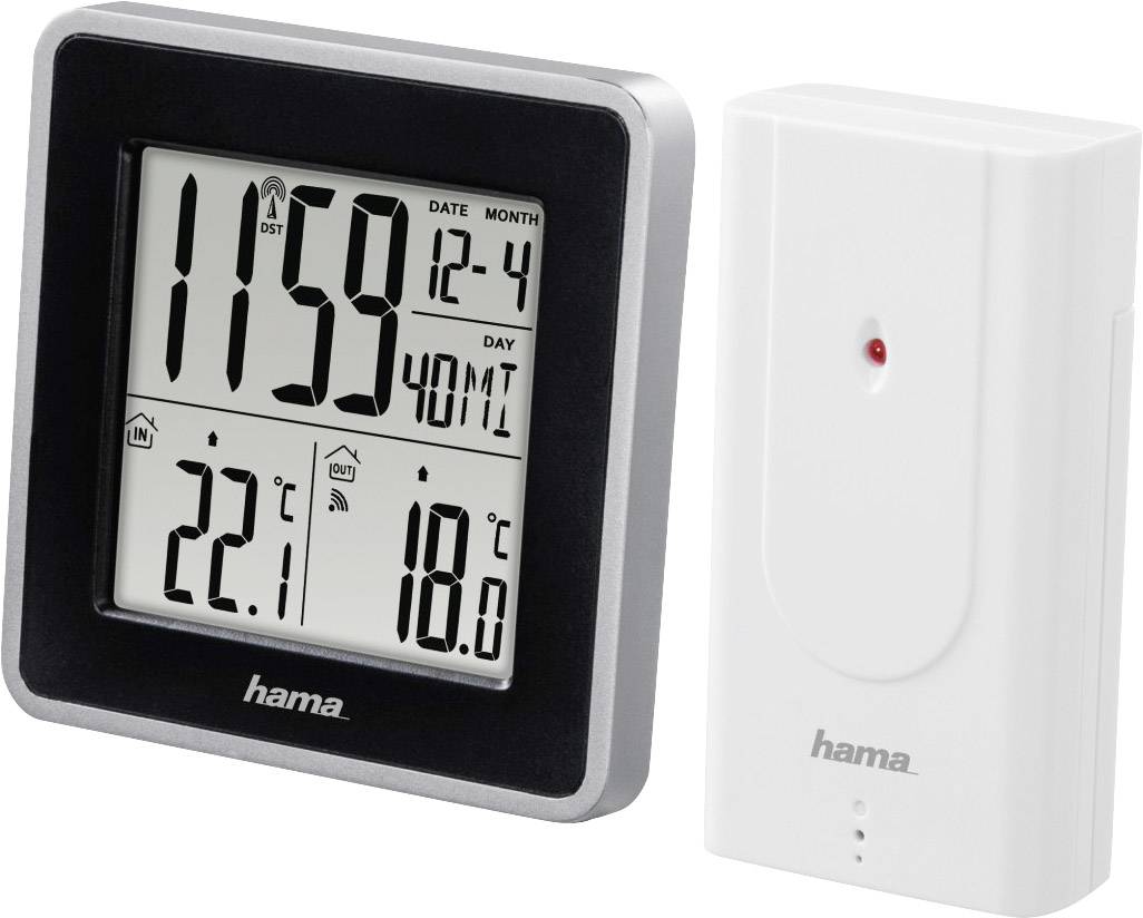 Hama Intro 00186301 digitalna bežična meteorološka stanica 1 spoljni senzor spolja -20, 60 °C