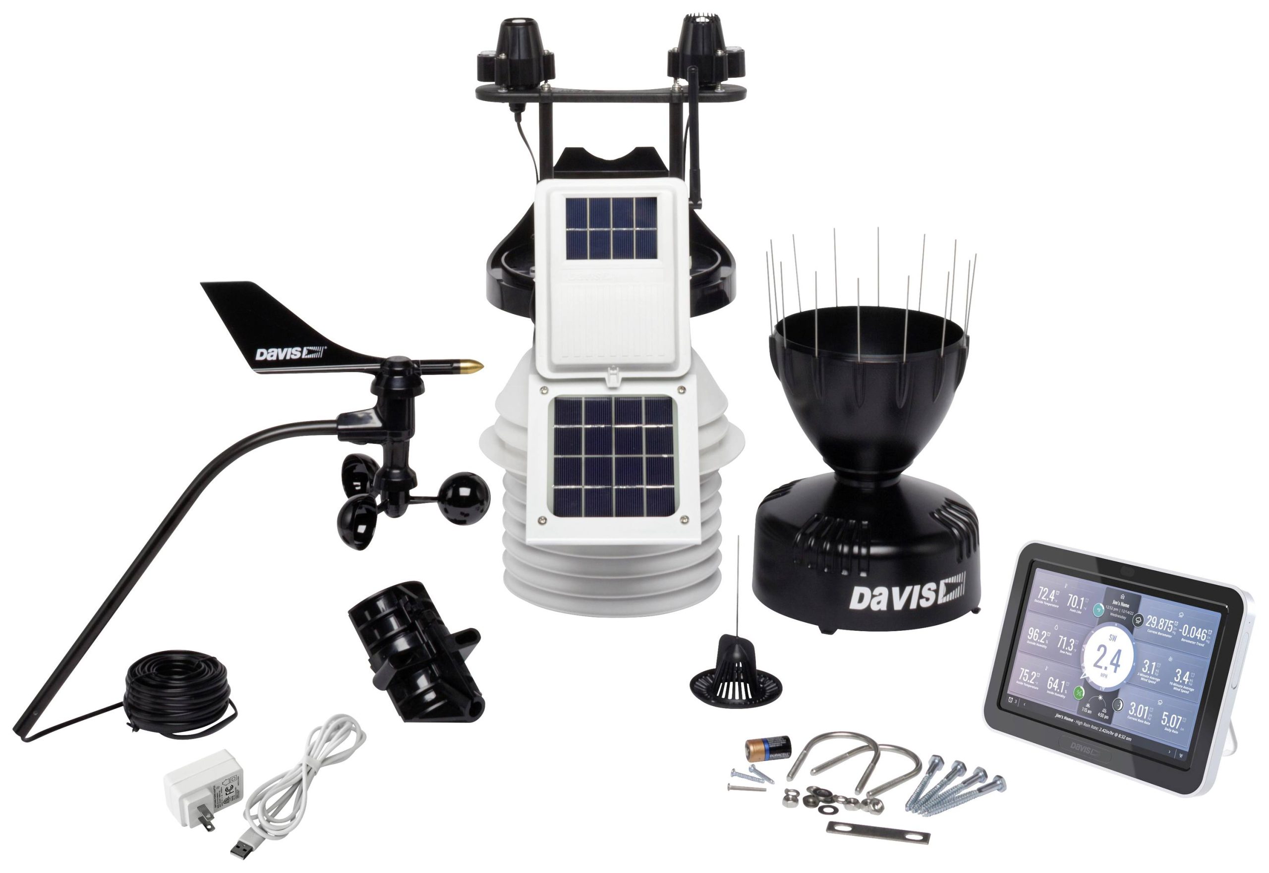 Davis Instruments EU 6263EU digitalna bežična meteorološka stanica domet 300 m do 80 senzora