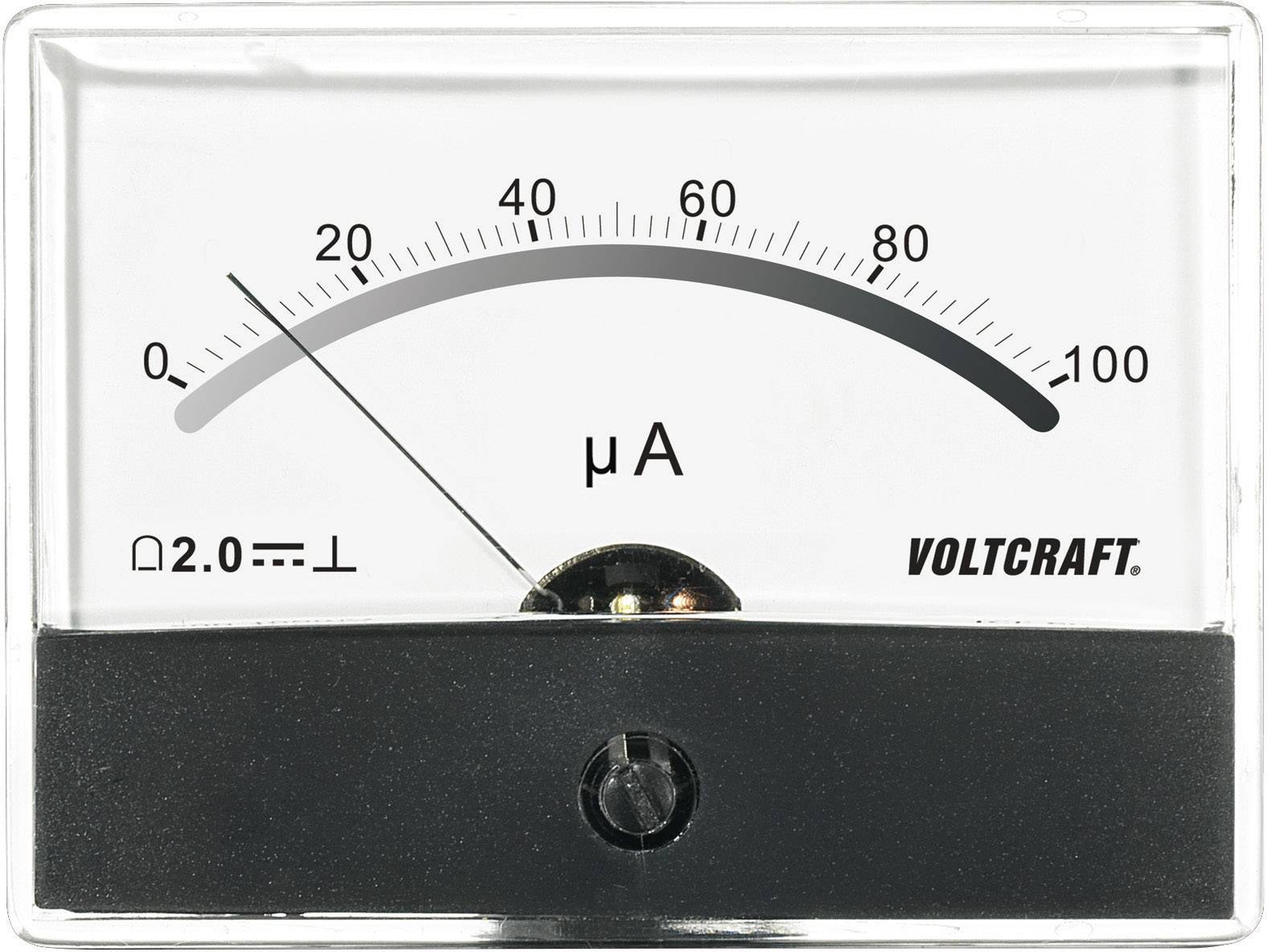 VOLTCRAFT AM-86X65/100µA analogni ugradni merni instrument struja DC 100 µA