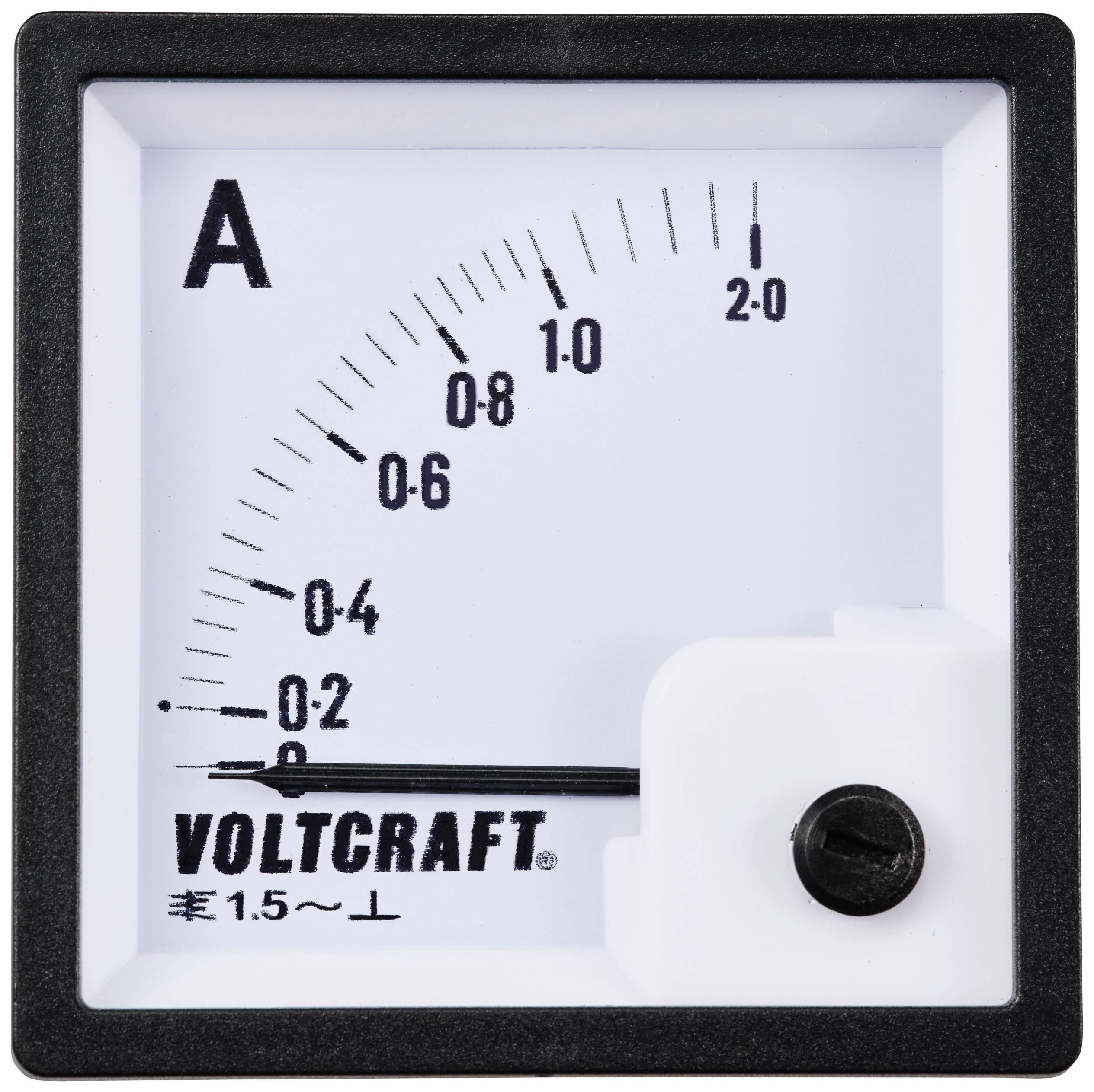 VOLTCRAFT AM-72X72/1A analogni ugradni merni instrument struja AC 1 A