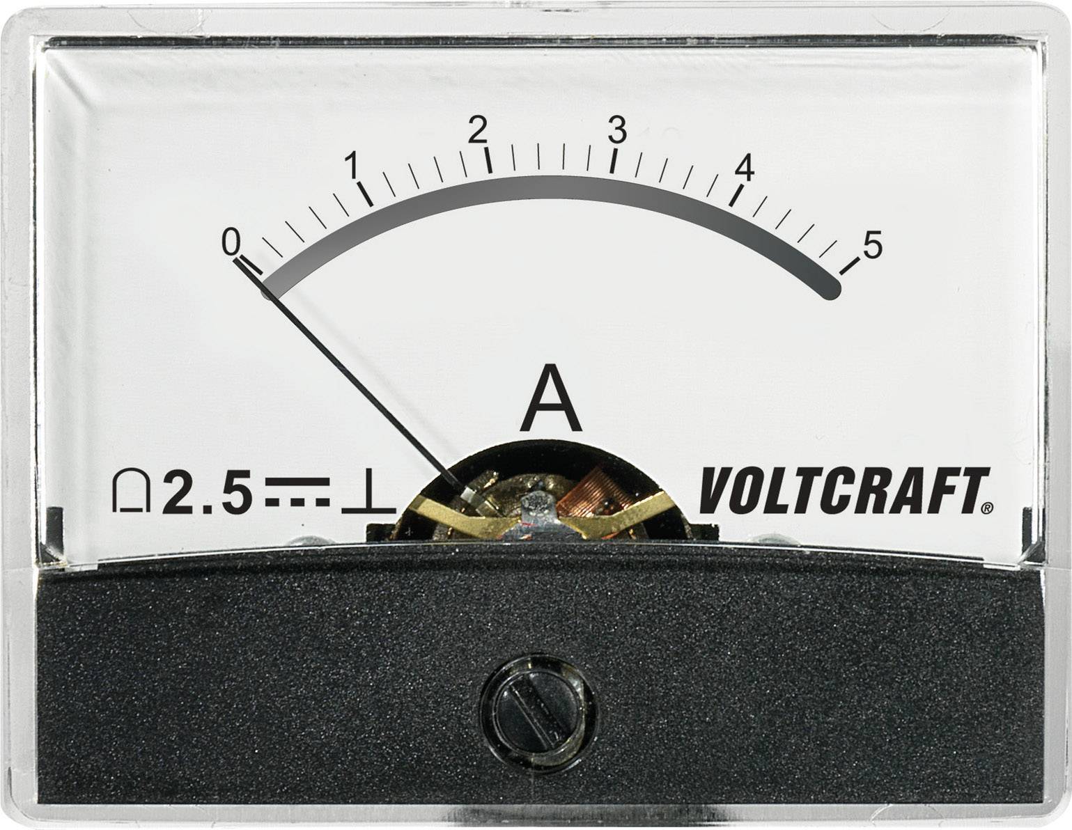VOLTCRAFT AM-60X46/5A/DC analogni ugradni merni instrument struja DC 5 A