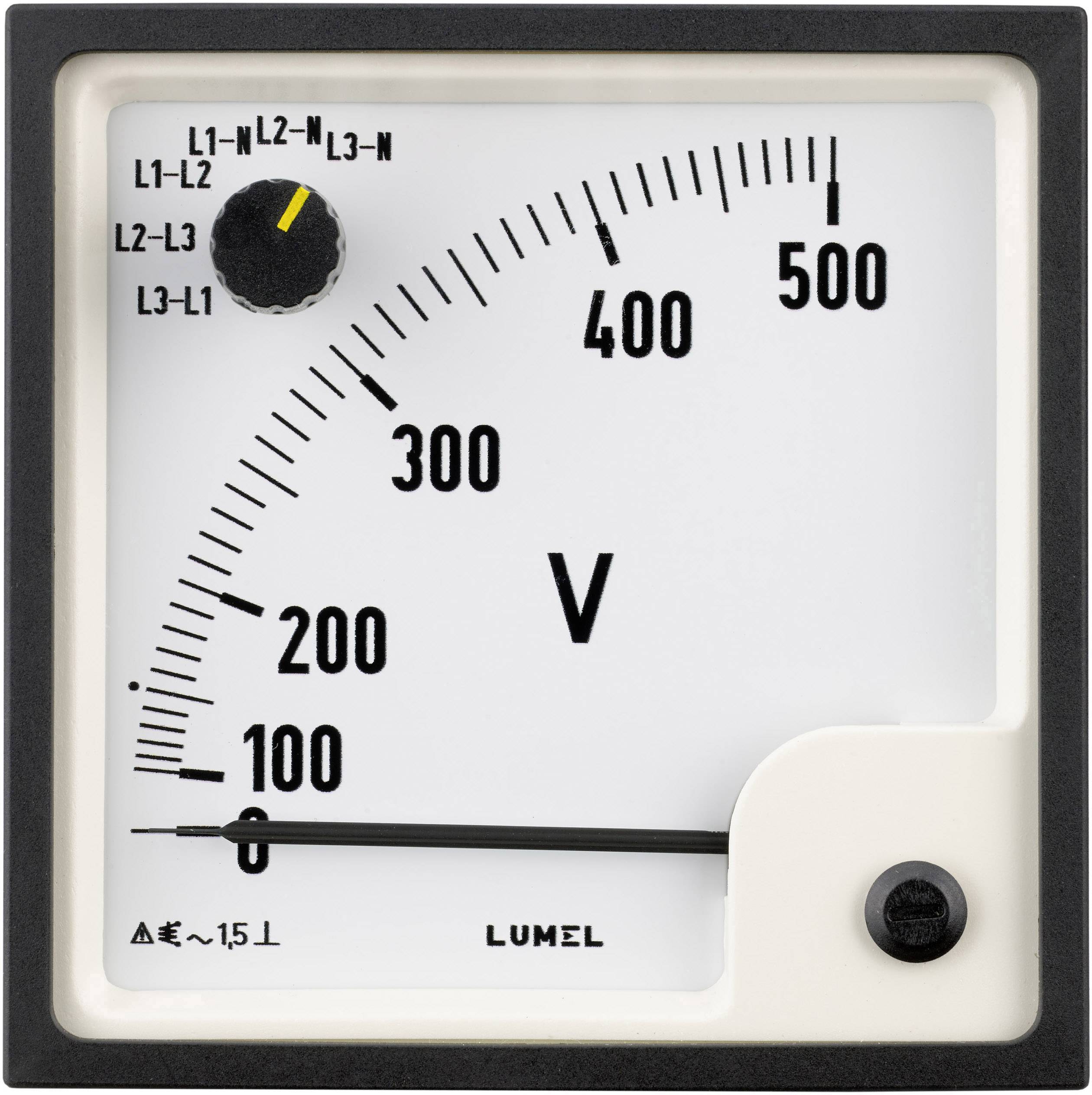 Lumel EP29 500V analogni ugradni merni instrument 92 x 92 mm