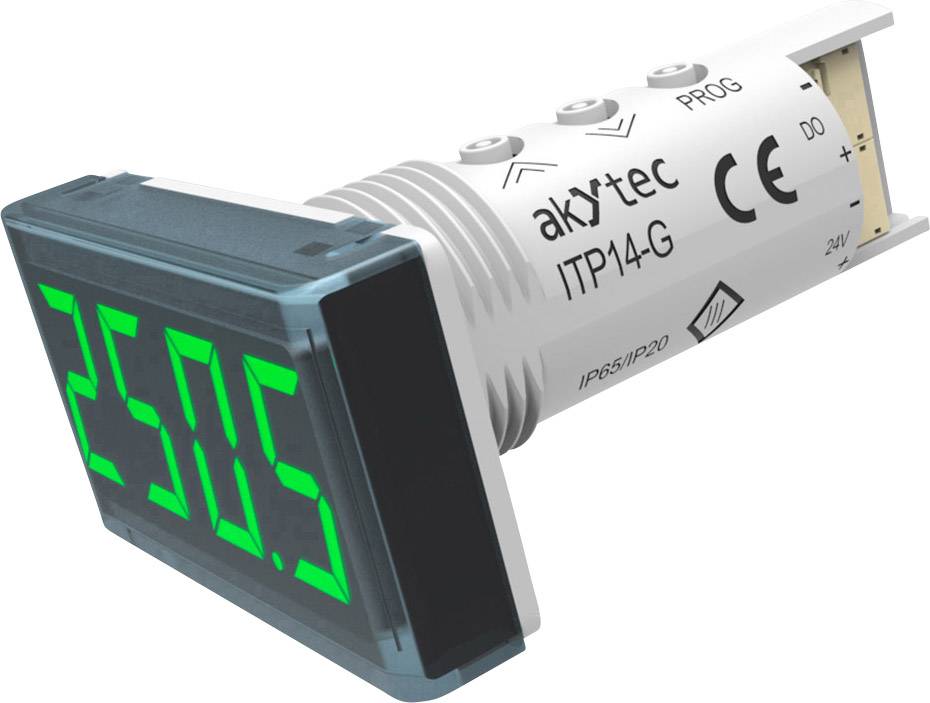 ITP14-G digitalni ugradni merni instrument napon DC, struja DC 20 mA LED