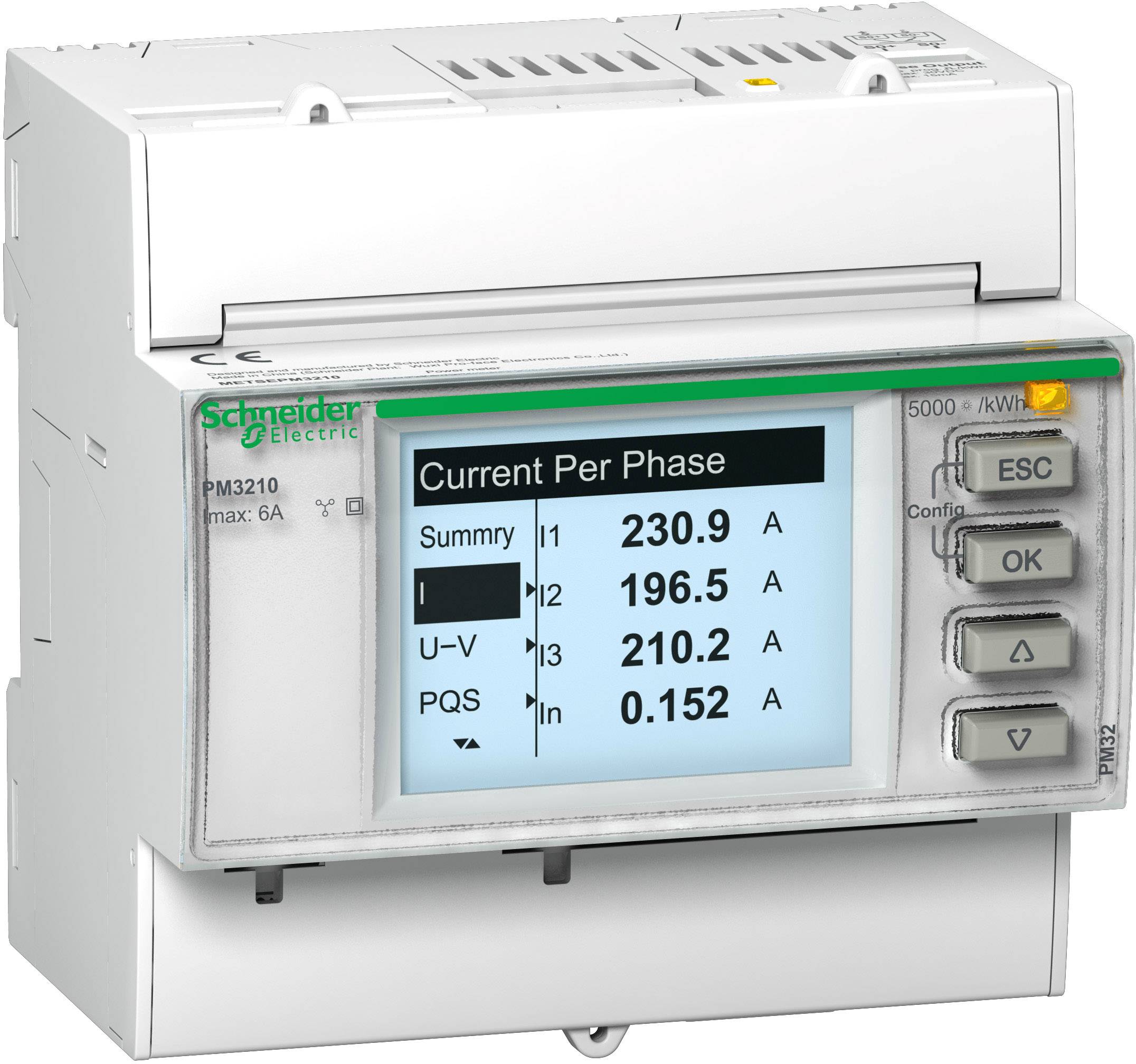 Schneider Electric METSEPM3210 merni instrument 65 Hz 570 V/AC