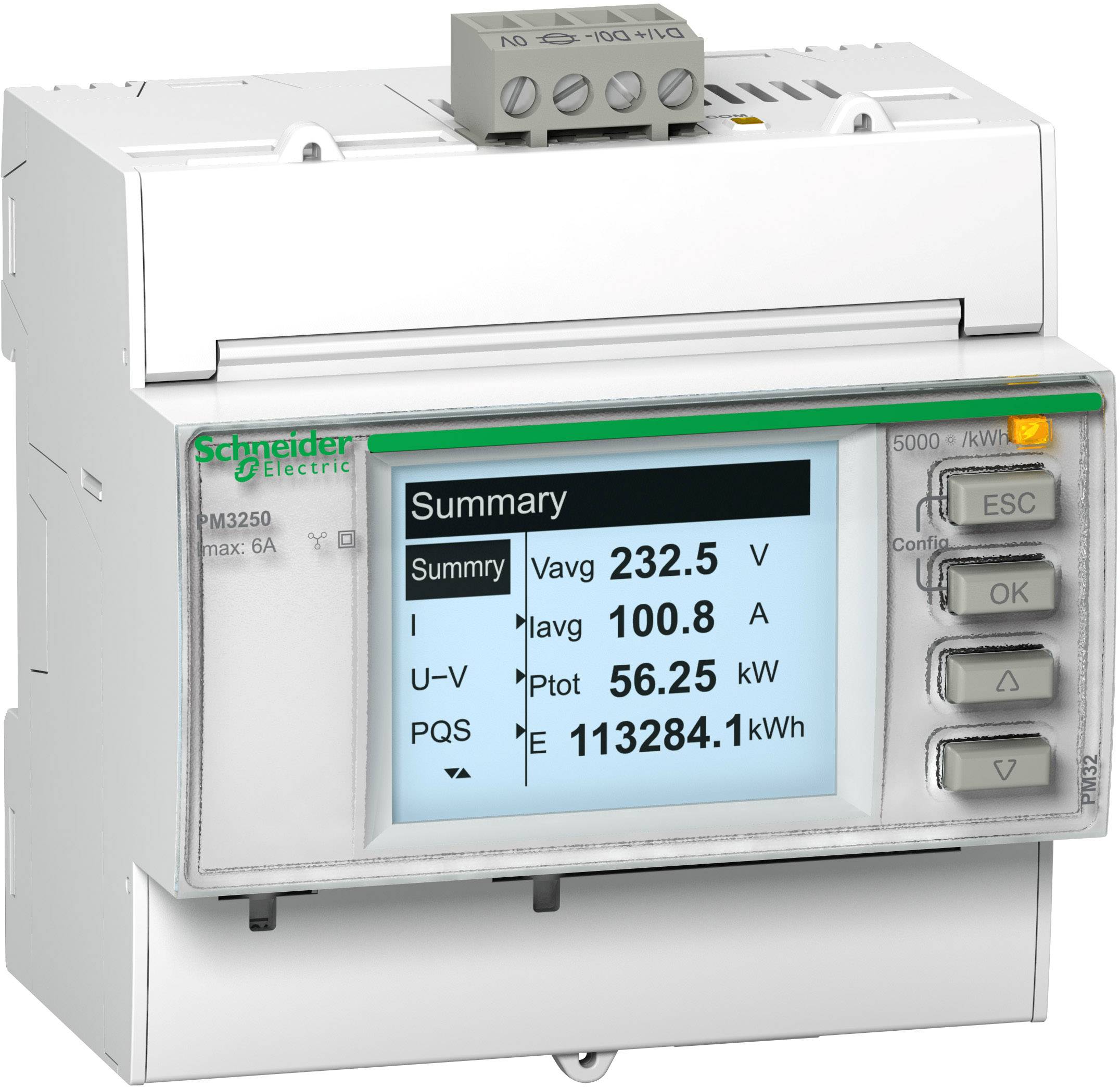 Schneider Electric METSEPM3255 merni instrument 65 Hz 570 V/AC
