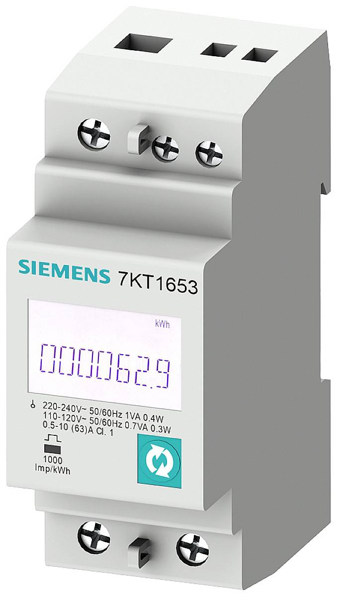 Siemens 7KT1654 merni instrument prividna snaga, aktivna snaga, reaktivna snaga 63 A 230 V