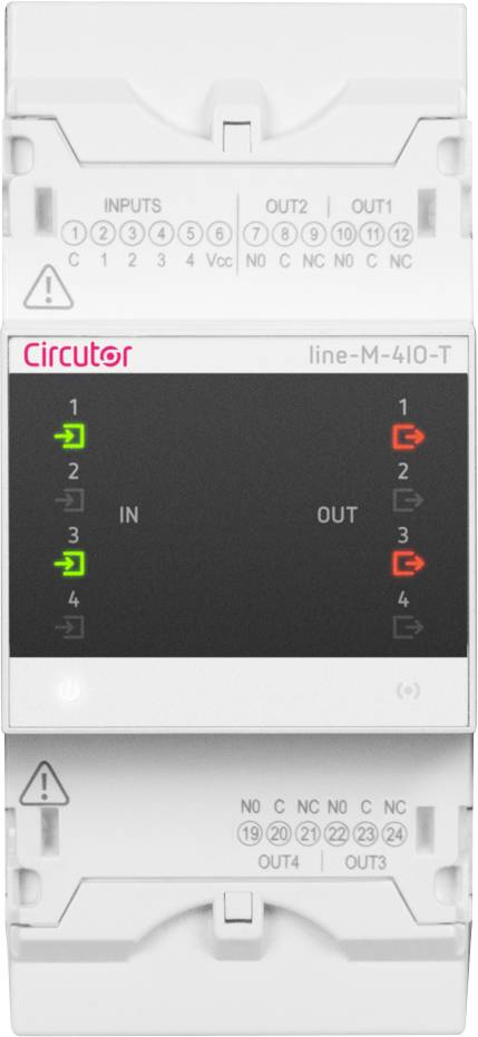 Circutor Line-M-4IO-T modul za proširenje impulz LCD