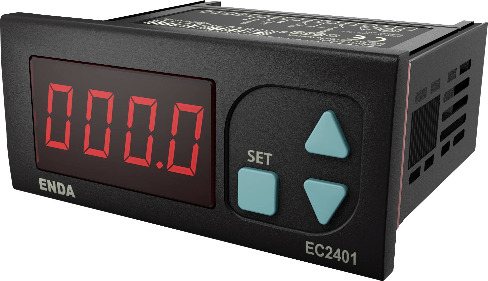 Enda EC2401 digitalni ugradni merni instrument 12 V/DC, 24 V/DC LED