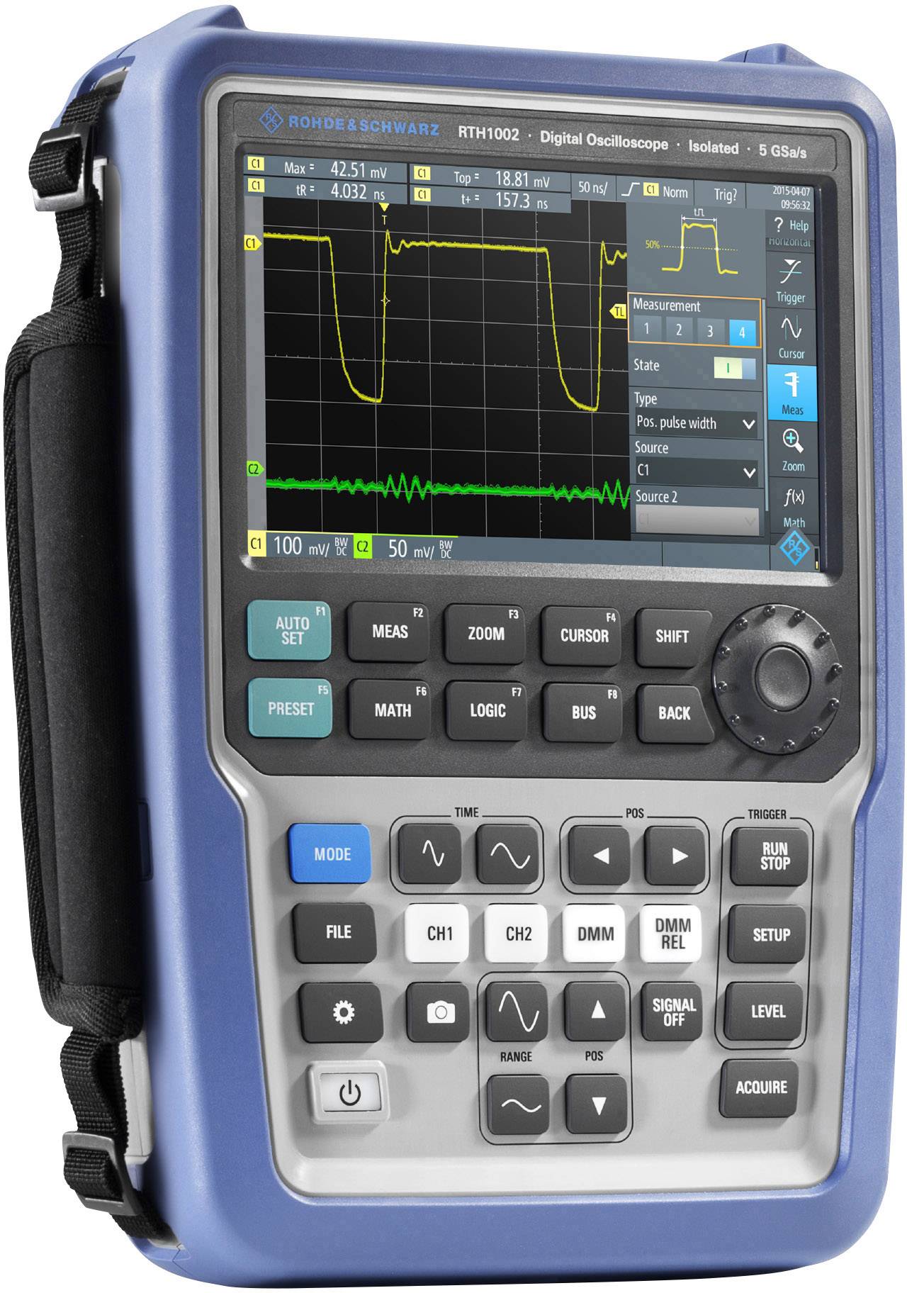 Rohde & Schwarz RTH1012MSO ručni osciloskop 100 MHz 2-kanalni 500 kpts