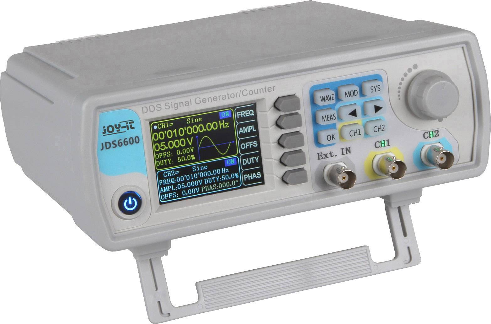 Joy-it JDS6600 funkcijski generator 0 Hz - 60 MHz