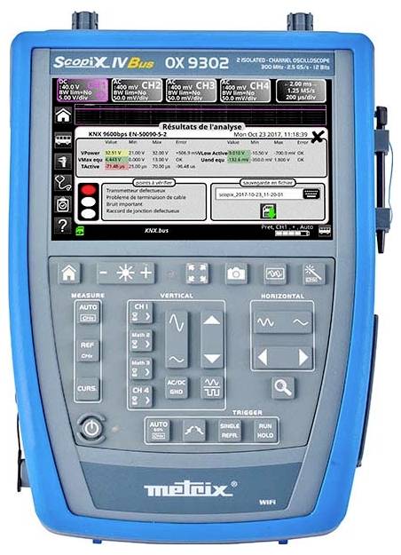 Metrix OX 9302 digitalni osciloskop 300 MHz 2,5 GSa/s
