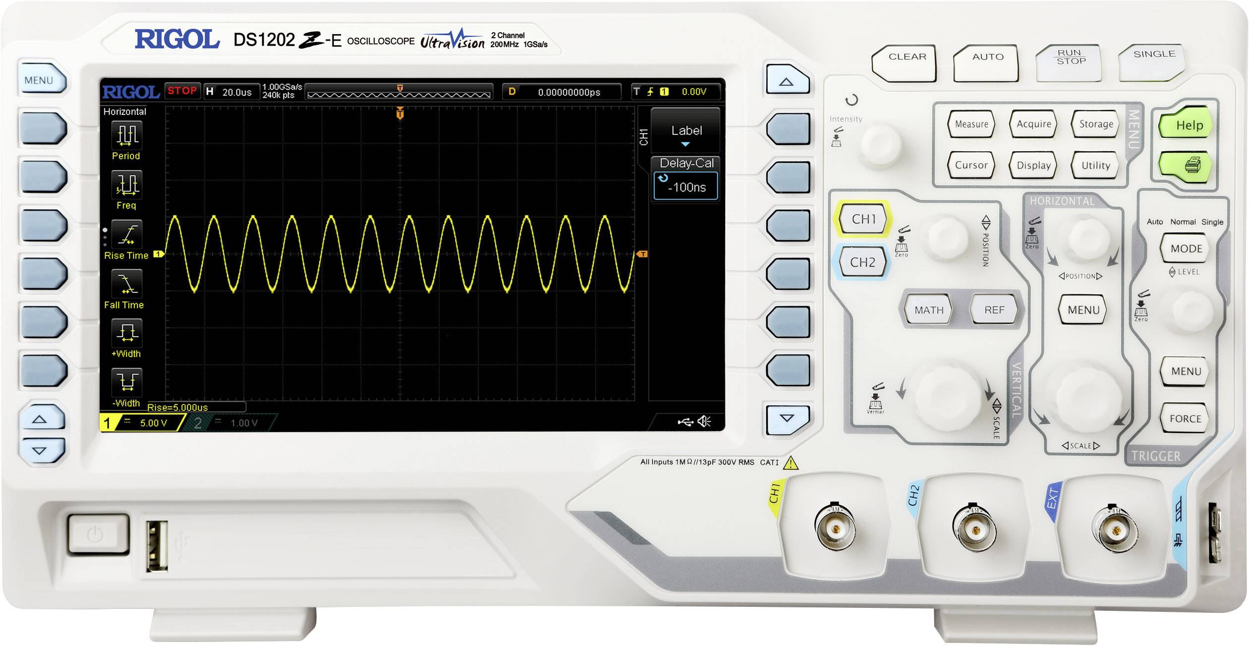 Rigol DS1202Z-E digitalni osciloskop 200 MHz 2-kanalni 1 GSa/s