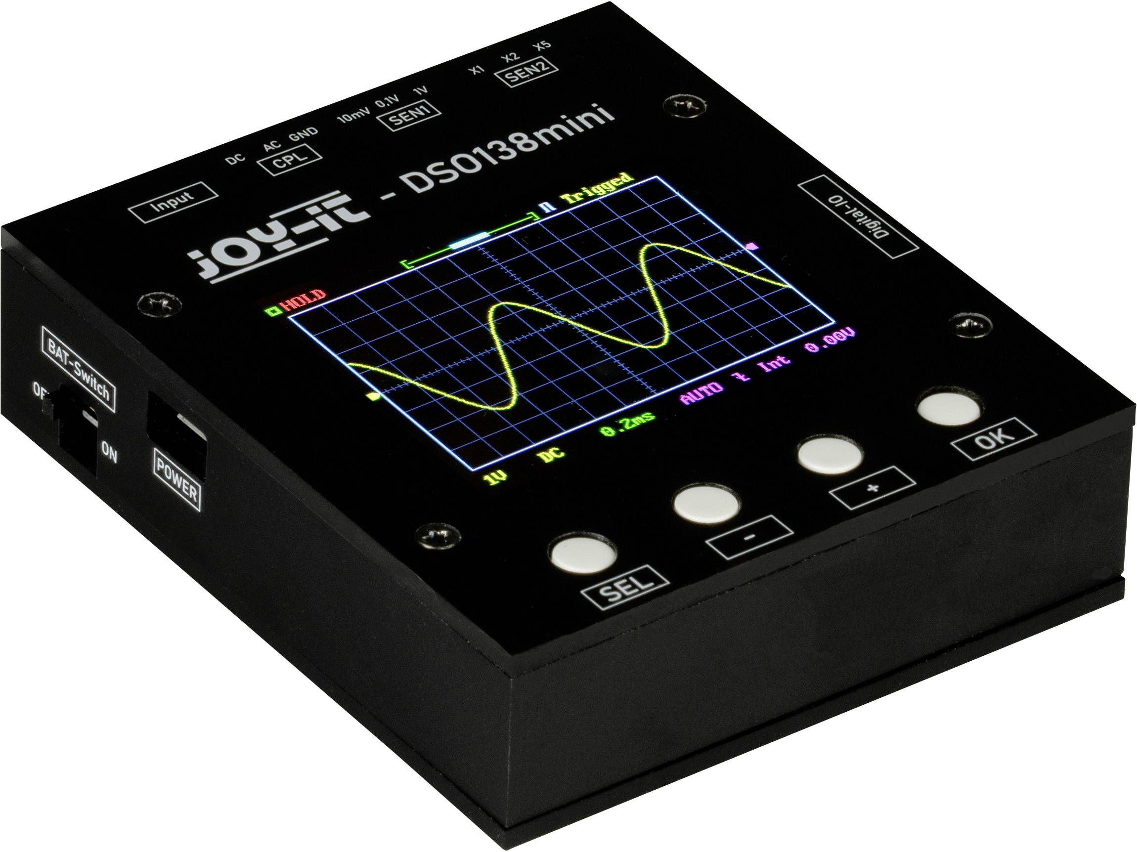 Joy-it DSO-138-Mini digitalni osciloskop 200 kHz 1-kanalni 1 MSa/s