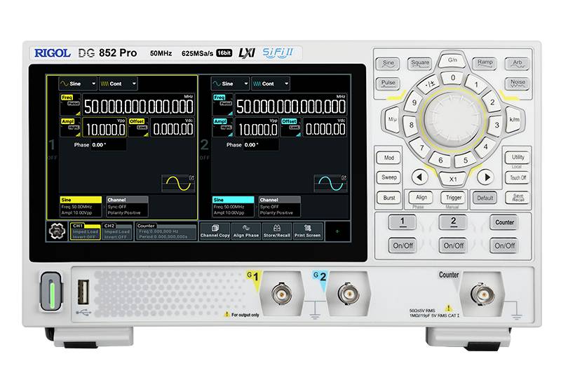 Rigol DG852 Pro funkcijski generator 1 µHz - 50 MHz