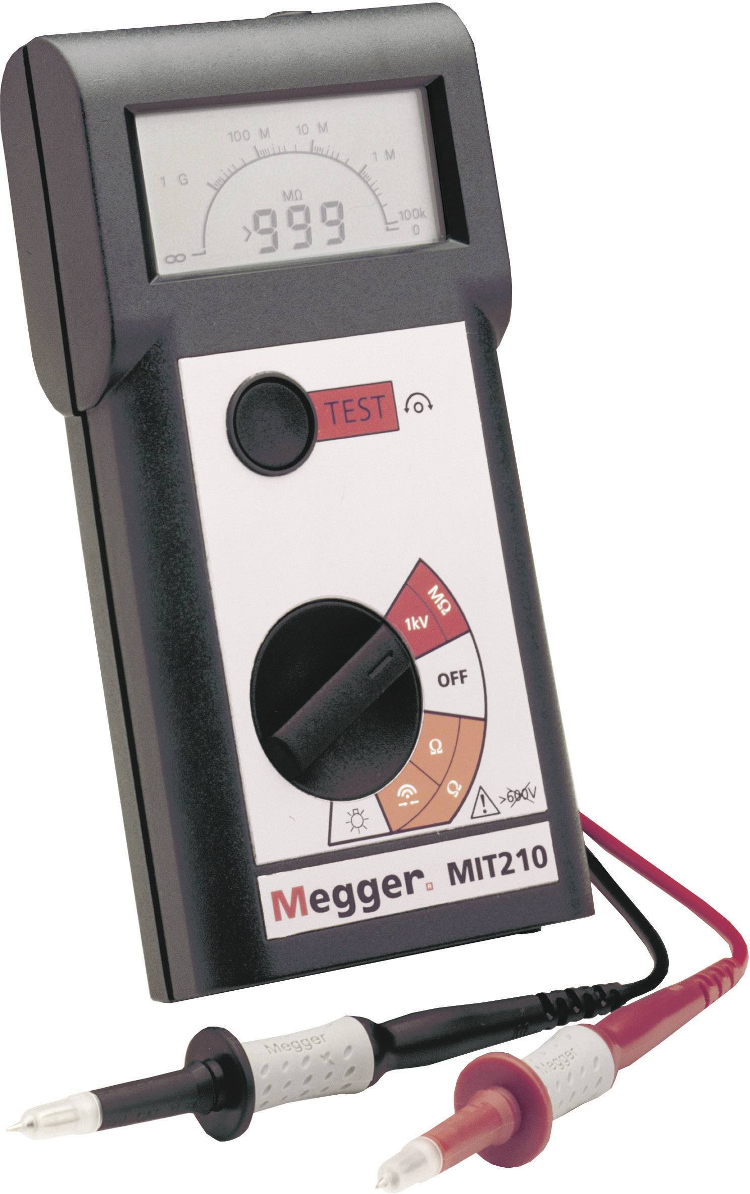 Megger MIT210 merač otpora izolacije 1000 V 1000 MΩ CAT III 600 V