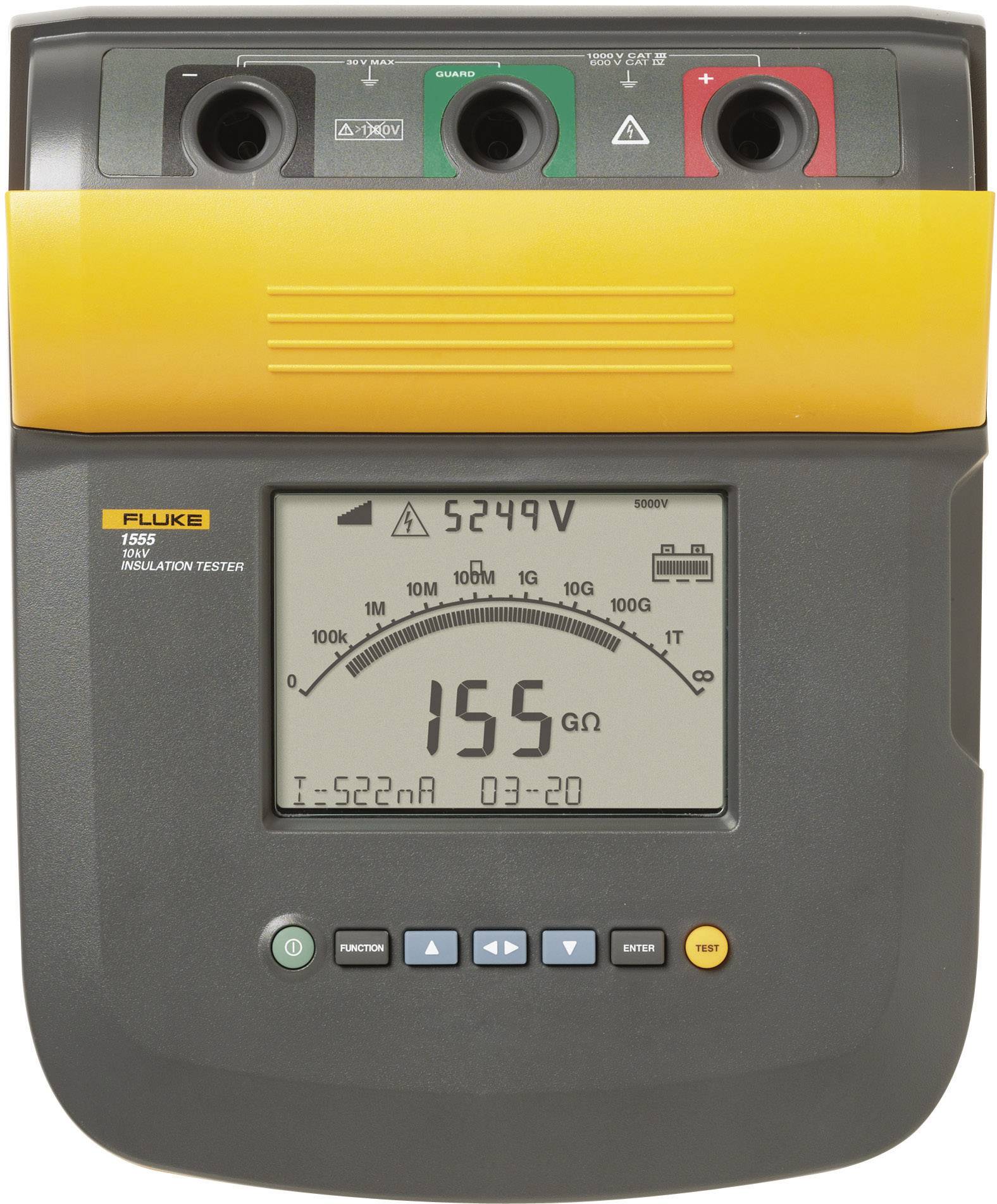 Fluke III 1000 merač otpora izolacije 250 V, 10000 V 2 TΩ CAT III 1000 V, CAT IV 600 V