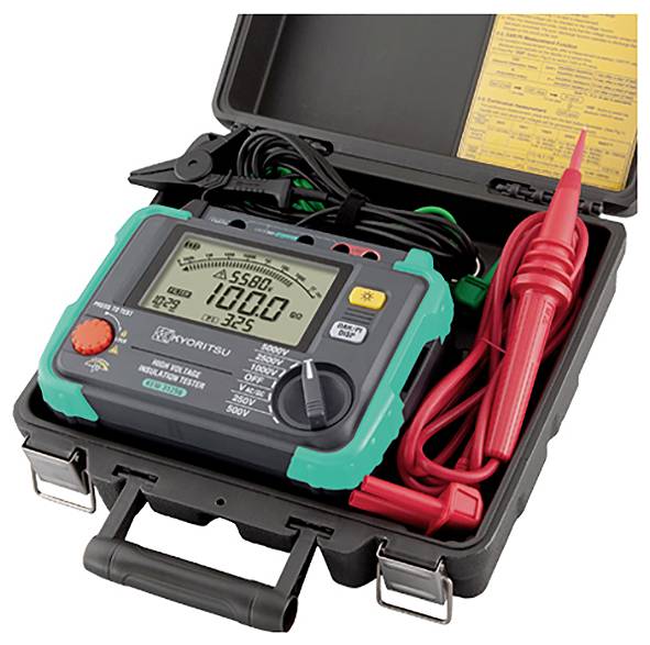 Kyoritsu KEW-3125B merač otpora izolacije 1 TΩ CAT III 600 V, CAT IV 300 V digitalni, analogni